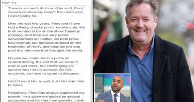 Alex Beresford breaks silence on Piers Morgan's departure from GMB - www.msn.com