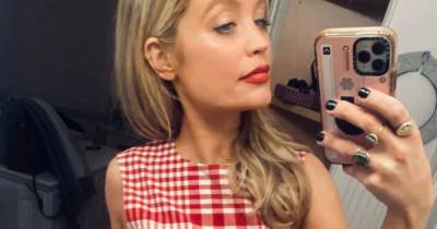 Laura Whitmore flaunts baby bump in red dress as she insists 'traditional' pregnancy clothes are 'boring' - www.ok.co.uk