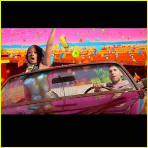 Maroon 5 & Megan Thee Stallion Debut 'Beautiful Mistakes' Music Video - www.justjared.com - Los Angeles - USA