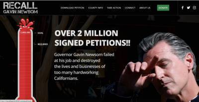 Newsom Recall Effort Organizers Announce Over 2 Million Signatures Collected, Reaching Goal - deadline.com - California