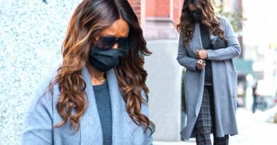 Iman puts best fashion foot forward in a pair of chic checked trousers - www.msn.com - USA - Kenya