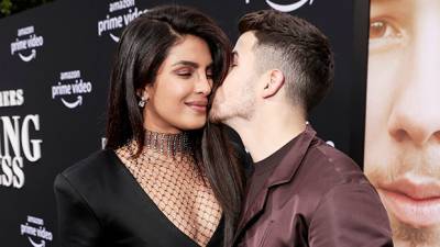 Priyanka Chopra Surprises Nick Jonas With A Sweet Kiss In The Middle Of His Album Launch - hollywoodlife.com