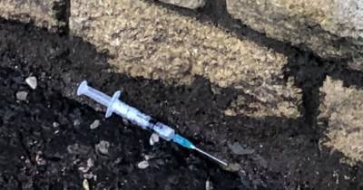 Mum 'disgusted' after finding needle near Scots nursery while picking up child - www.dailyrecord.co.uk - Scotland