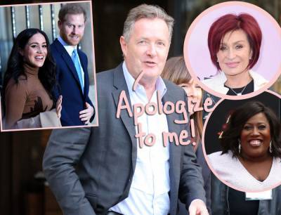 Piers Morgan Demands Apology From 'Bullies' On The Talk After Meghan Markle Debate - perezhilton.com - Britain