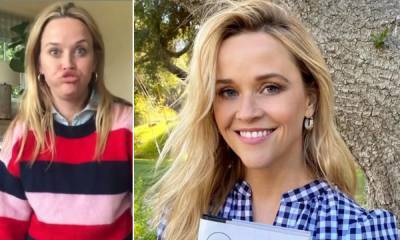 Reese Witherspoon blowing a raspberry in slo-mo will make your day - hellomagazine.com