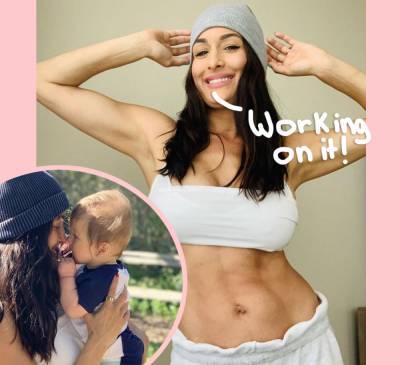 Nikki Bella Flaunts Her Abs In Post-Baby Body Photo: 'Mama Is Almost Back' - perezhilton.com