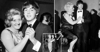 Candid photos show The Beatles dancing with their mothers in 1964 - www.msn.com - USA - Japan