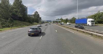 Driver hospitalised after horror crash on M8 in Glasgow sees cops close road - www.dailyrecord.co.uk - Scotland