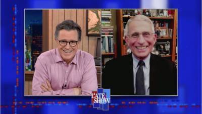 Dr. Anthony Fauci Talks Microchipping & Nomination For People Magazine’s “Sexiest Man Alive” In First ‘Late Show’ Appearance - deadline.com