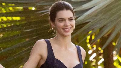 Kendall Jenner Attempts To Dance In Red Bikini Top Cowboy Boots – Watch - hollywoodlife.com