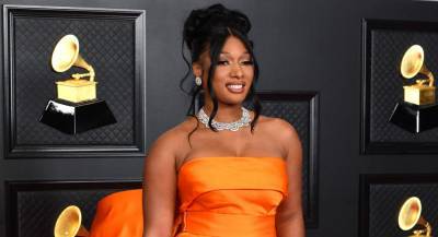 Megan Thee Stallion Brings Her Fashion A-Game to Grammys 2021 Red Carpet After Her Big Win - www.justjared.com - Los Angeles