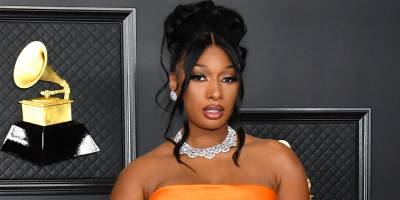 Megan Thee Stallion Sparks Engagement Rumors With Diamond Ring at Grammys 2021 - www.justjared.com