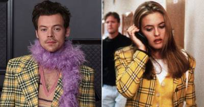 Harry Styles’ Grammys 2021 Look Is Giving Us Major ‘Clueless’ Vibes - www.usmagazine.com