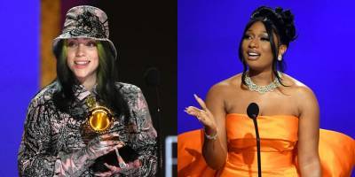Billie Eilish Wins Top Grammy of the Night, Says Megan Thee Stallion Deserved It - www.justjared.com - Los Angeles