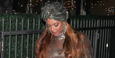 Beyonce Dazzles in Silver Gown & Turban While Heading to Grammys 2021 After Party - www.justjared.com - Beverly Hills