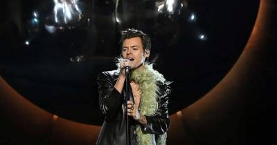 Harry Styles Wore Not One, Not Two, But Three Boas To The Grammys - www.msn.com