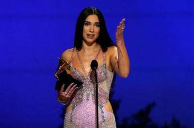 Dua Lipa celebrates female empowerment as women rule the Grammys - www.msn.com - Britain
