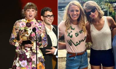 Taylor Swift opens up about Blake Lively's children in Grammy speech - hellomagazine.com
