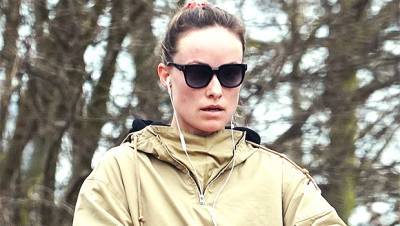 Olivia Wilde Jogs In London After New Boyfriend Harry Styles Wins Big At Grammys — Pics - hollywoodlife.com - London