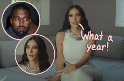 Kim Kardashian Says The Past Year Was 'Challenging' And 'A Huge Cleanse' Amid Divorce From Kanye West - perezhilton.com