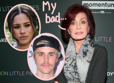 Sharon Osbourne's Past Comments About Meghan Markle & Justin Bieber Resurface Amid Racism Controversy! - perezhilton.com
