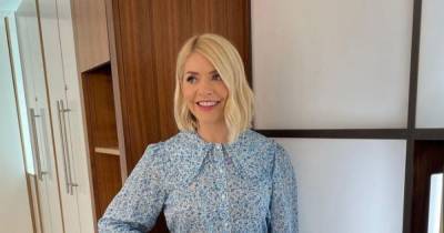 Holly Willoughby shows off incredible legs in black mini skirt on This Morning – copy her look here - www.ok.co.uk