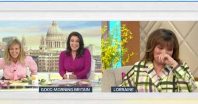 Lorraine Kelly left mortified as GMB accidentally cuts into her conversation live on TV - www.dailyrecord.co.uk - Britain - Scotland
