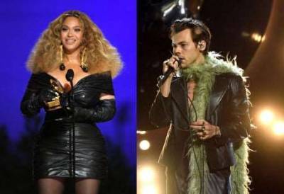 Beyonce and Harry Styles met at the Grammys and fans literally can’t handle it - www.msn.com