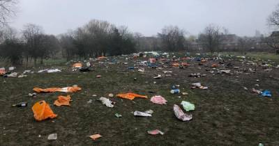 Platt Fields Park left in a 'disgusting' state after 'hundreds' of people attended St Patrick's Day gatherings there - www.manchestereveningnews.co.uk - Manchester