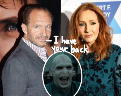 Voldemort Actor Ralph Fiennes Defends J.K. Rowling Amid Transgender Comment Controversy - perezhilton.com - Britain