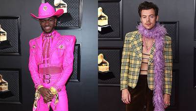 Lil Nas X Begs Fans To Stop Pitting Him Against Harry Styles After The Grammys - hollywoodlife.com