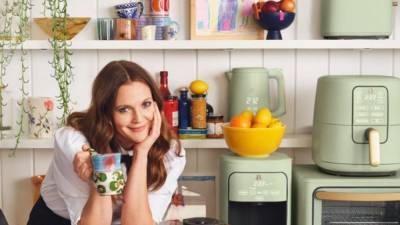 Drew Barrymore Launches New Kitchenware Line at Walmart -- Spoiler Alert: Everything's Sage Green! - www.etonline.com