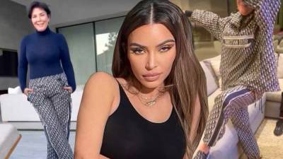 Kim Kardashian Reacts to Fans Using Photo of Her Sleeping With Mouth Open as Their Profile Pic - www.etonline.com