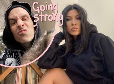 Travis Barker Really Fought To Date Kourtney Kardashian & He's Obsessed With How The Relationship Is Going! - perezhilton.com