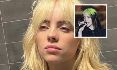 Billie Eilish shocks everyone revealing her iconic hair was actually a wig - us.hola.com