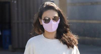Mila Kunis Goes Comfy in Sweats for Morning Skin Care Appointment - www.justjared.com