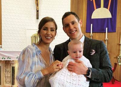 John and Tara McAreavey celebrate little James’ christening - evoke.ie