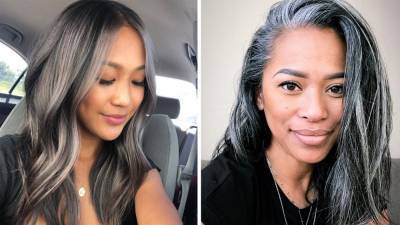 'Gray Blending' Is the Gorgeous New Way to Transition Your Hair - www.glamour.com