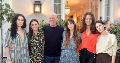 Demi Moore celebrates Bruce Willis' birthday with 'blended families' pic - www.wonderwall.com