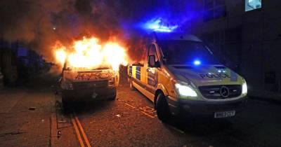 Violence breaks out amid 'Kill the Bill' protest as police officers suffer broken bones - www.dailyrecord.co.uk - city Bristol