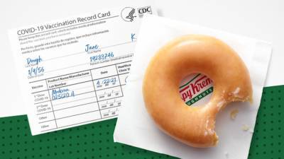 Krispy Kreme Giving Vaccinated COVID-19 Customers a Free Doughnut Every Day of the Year - www.etonline.com