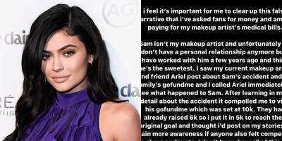 Kylie Jenner Breaks Silence on GoFundMe Donation Controversy - www.justjared.com