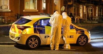 Forensics officers working at a home on residential street in Stockport - www.manchestereveningnews.co.uk - Manchester