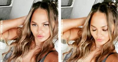 Channel Chrissy Teigen’s Silky Cami Style With This $17 Find - www.usmagazine.com
