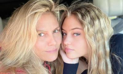 Heidi Klum went makeup free with her 16-year-old daughter Leni and they’re basically twins - us.hola.com
