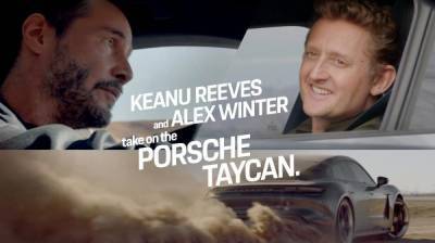 Watch Keanu Reeves And Alex Winter Go On An ‘Excellent Adventure’ In A Sports Car - etcanada.com