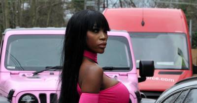 Real Housewives star Lystra Adams pretty in pink as she celebrates her 44th birthday - www.manchestereveningnews.co.uk - Manchester