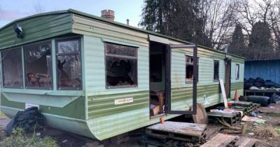 Locals raise £7000 to restore man's caravan that was trashed by vandals - www.dailyrecord.co.uk