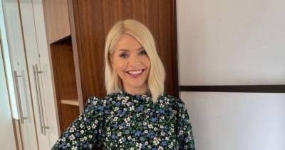 Holly Willoughby stuns as she shows off figure in floral dress on This Morning — copy her look here - www.ok.co.uk