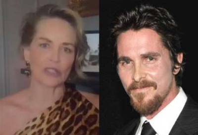 Sharon Stone says those upset over Christian Bale’s past on-set rant ‘should just grow up’ - www.msn.com - county Stone